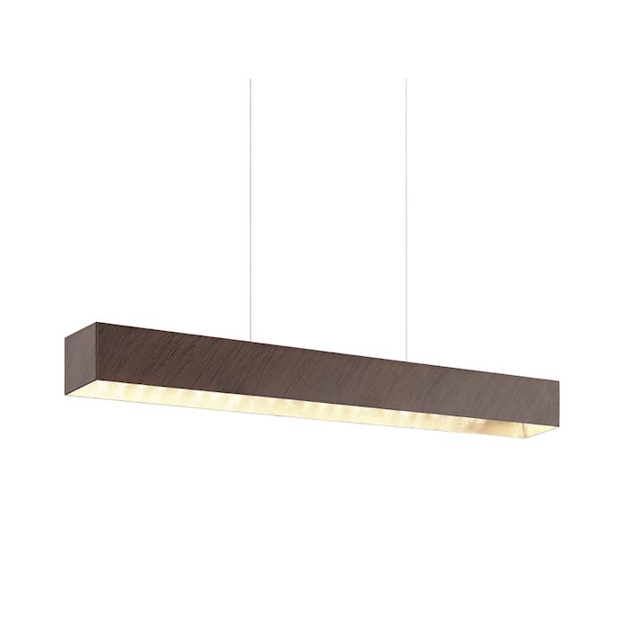 Lustra lunga, Otel, LED, 12 LED, 2x6W, 900 lm