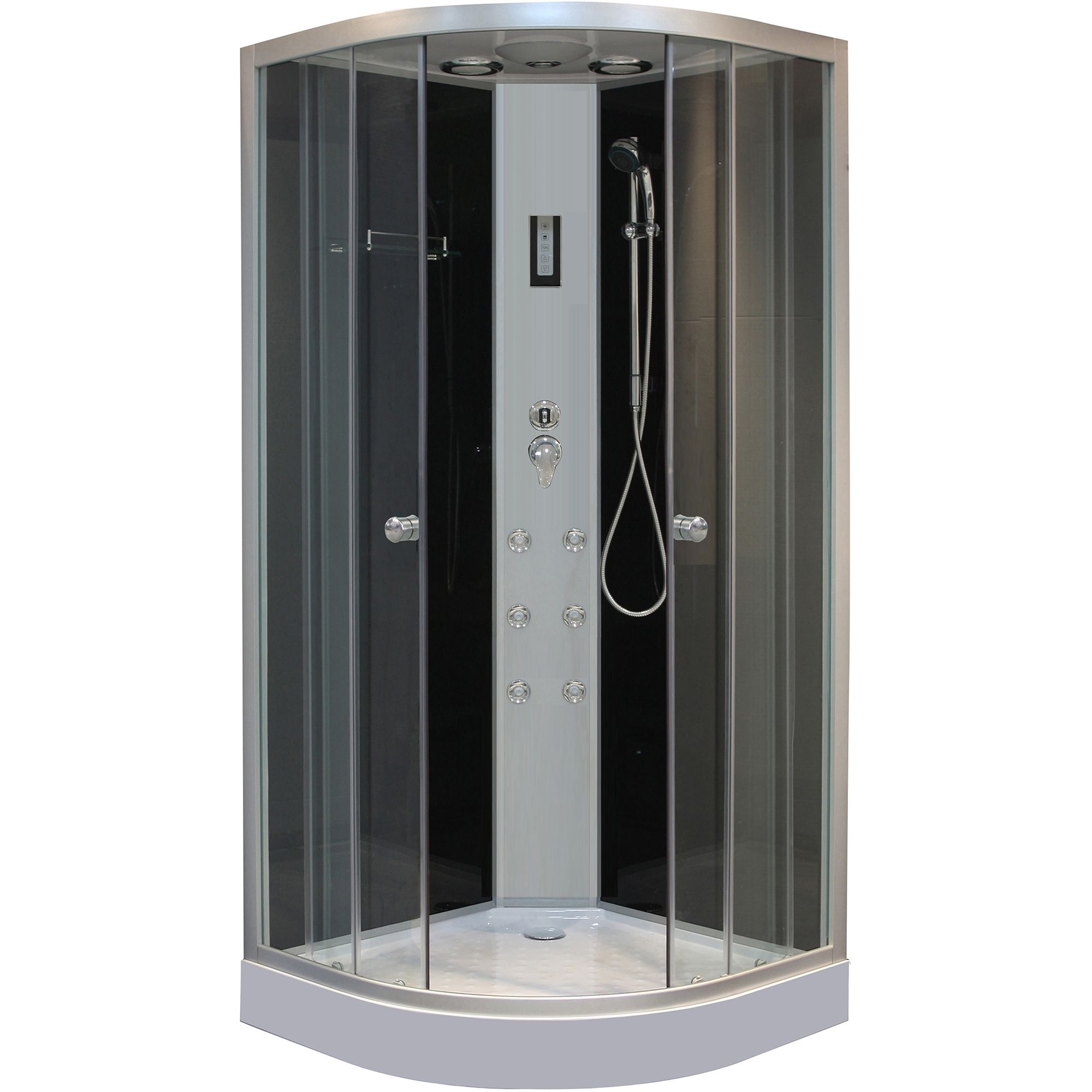 Cabina de dus cu hidromasaj, Touchscreen, Radio fm, 100x100x210cm
