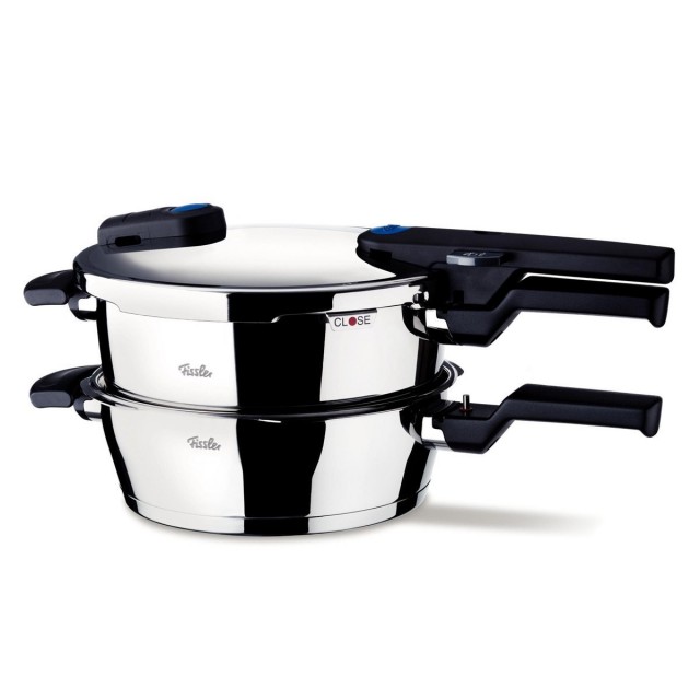 Set Fissler Vitaquick oala sub presiune 4.5 litri si cratita 2.5 litri inductie