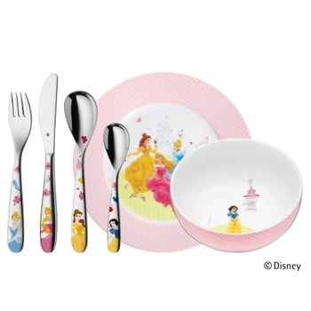 Set tacâmuri și veselă pentru copii WMF Princess, 6 piese