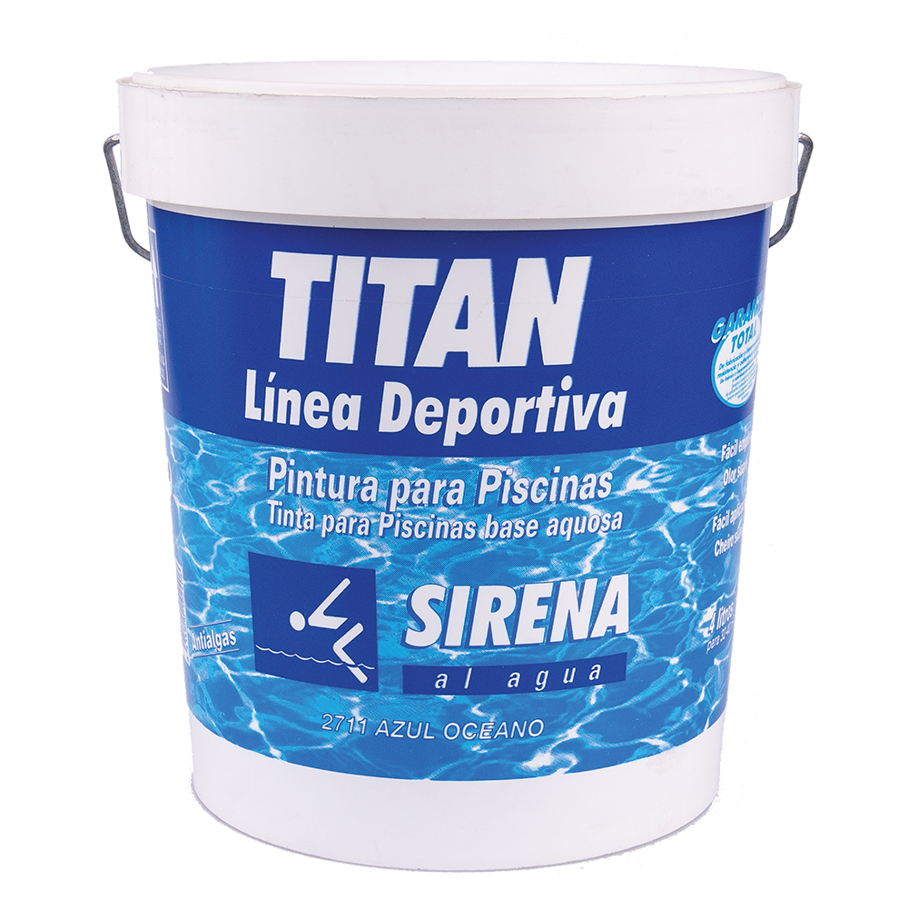 Vopsea piscina Titan Sirena Ocean Blue, 4 l