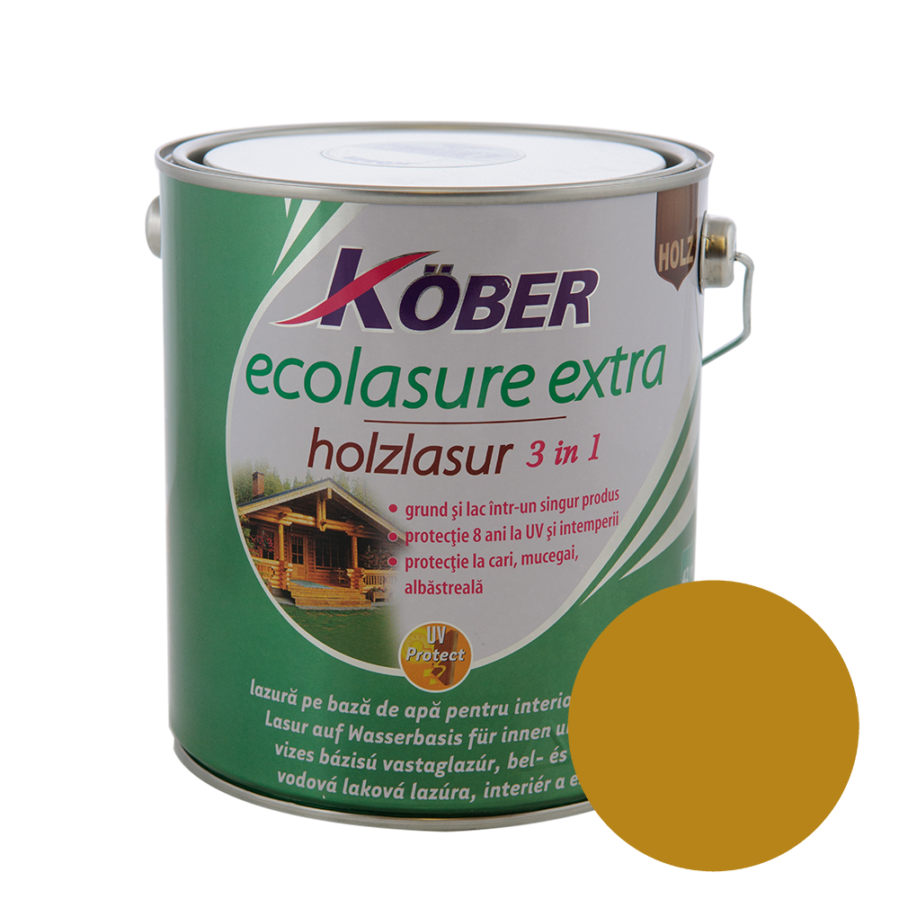 Baituri si lazuri Email Kober Ecolasure Extra 3 in 1, pin antic 2,5 l