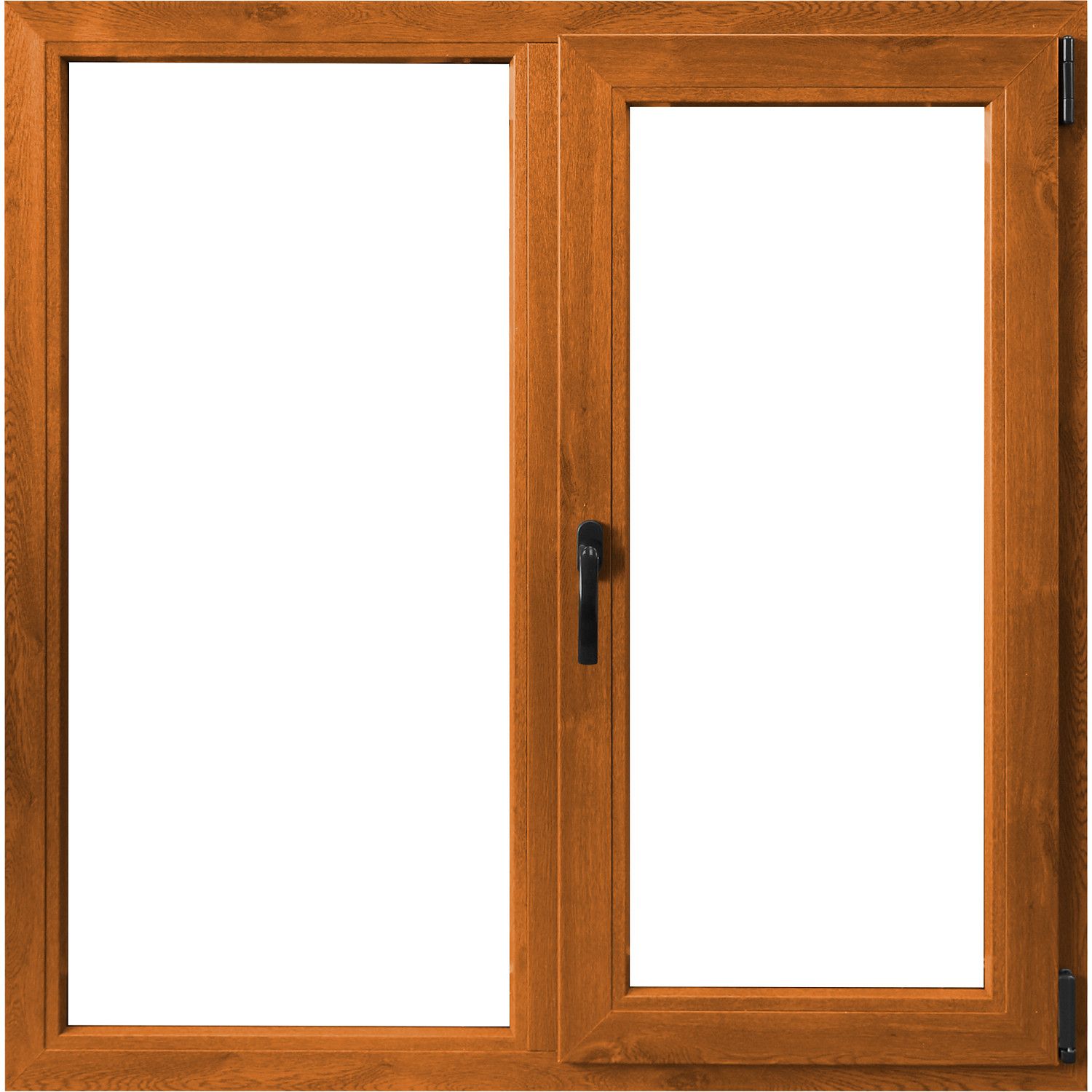 Ferestre termopan Fereastra PVC, 5 camere, stejar, 116 x 116 cm