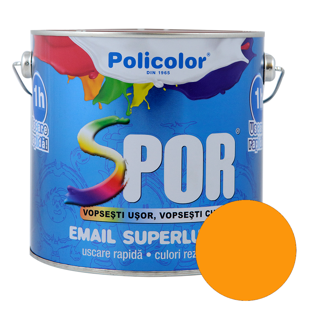 Vopsea Email Spor galben roscat 2,5 L