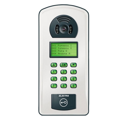 Interfon de exterior Electra P4S.A91I, 255 familii, aparent, inox