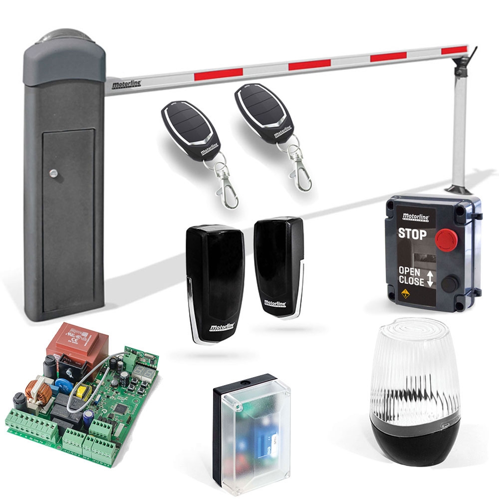 Sisteme complete bariere Kit bariera completa acces auto Motorline KBM6 24V, 6 m, 24 V, IP 55