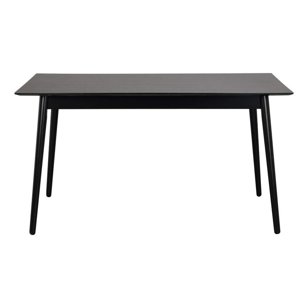 Mese bucatarie Masa de dining Rowico Lotta, 140 x 90 cm, negru