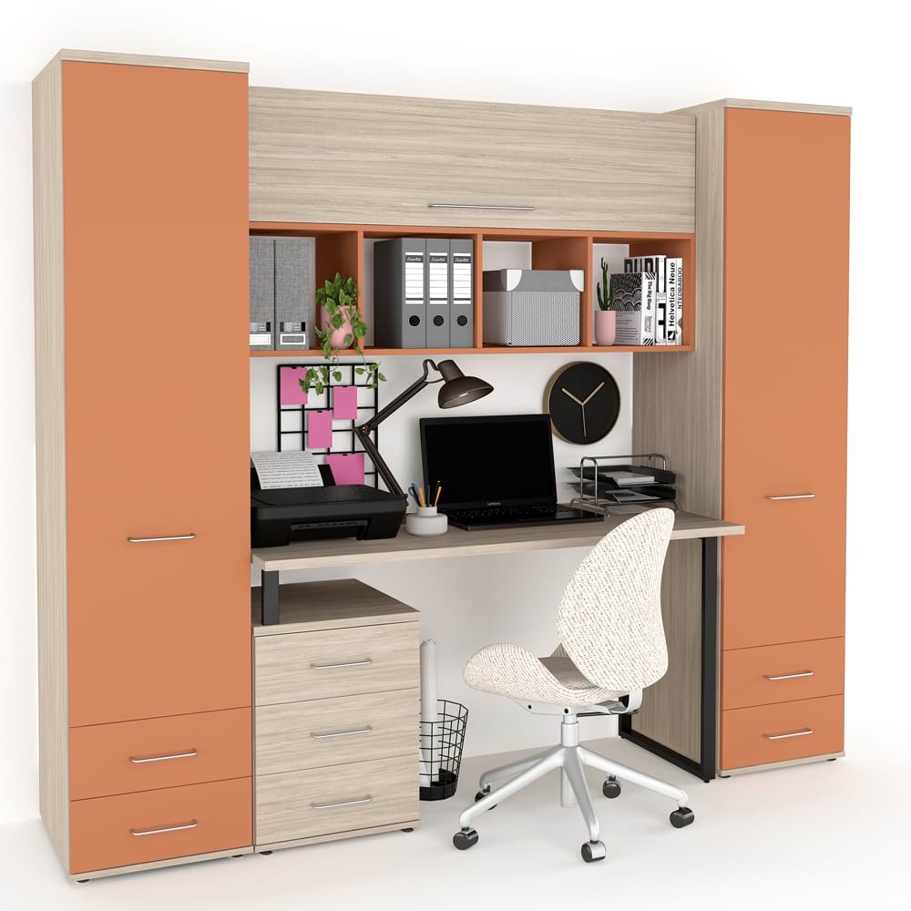 Ansamblu birou STUDIO 7, Oak, Ginger