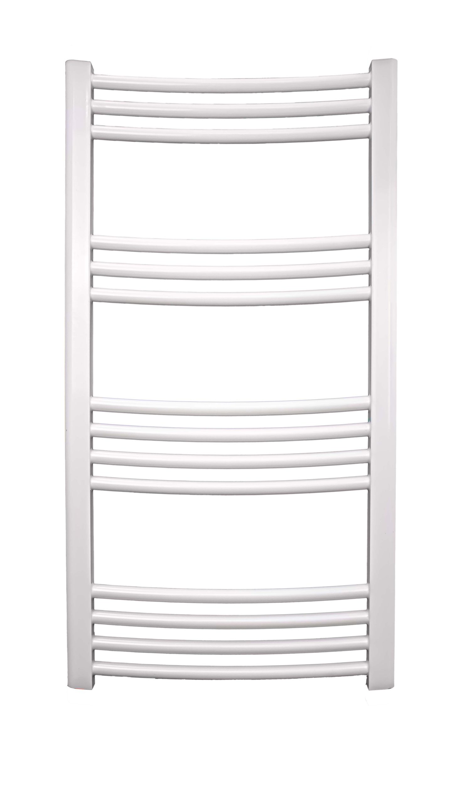 Radiator (calorifer) de baie tip portprosop Fornello Evo curbat 550×1000, Alb
