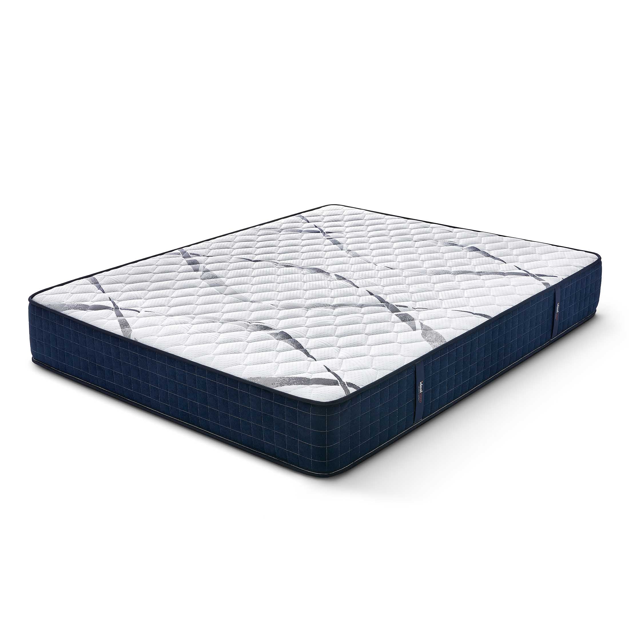 Saltea Ideal Sleep HOTEL SERIES NIGHT LUX, superortopedică, cu spumă poliuretanică și arcuri, husă cu aerisire optimă, Grosime 26 cm – 120×200